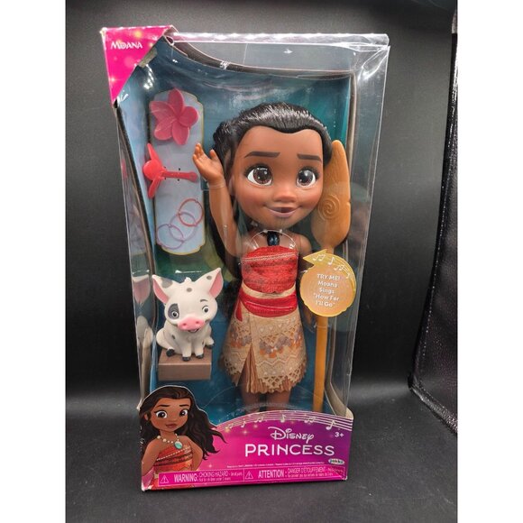 Disney Princess My Singing Friend Moana & Pua Doll Set - 14 Inch Interactive Toy - Picture 1 of 8